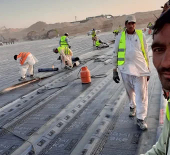 عزل الرول (الممبرين أو اللفائف البيتومينية)